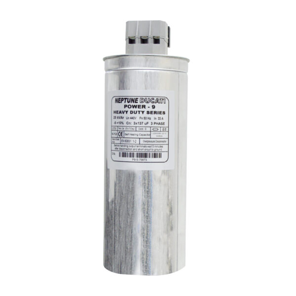 Power 9 Heavy Duty Capacitor- PF Correction, Capacitor Banks, PF Correction, Capacitor for Power Factor Correction